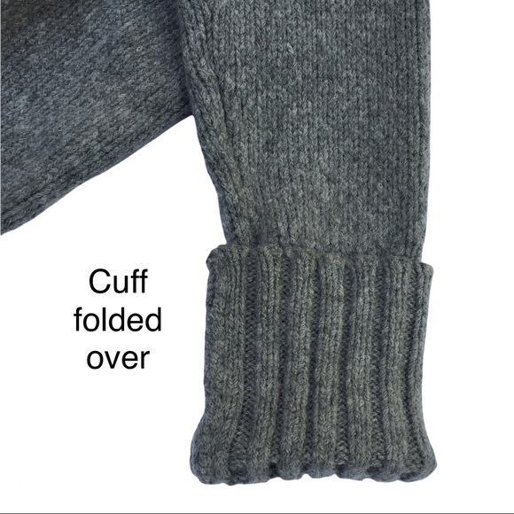 Vince grey 80% wool large button cardigan size M - Picture 5 of 14